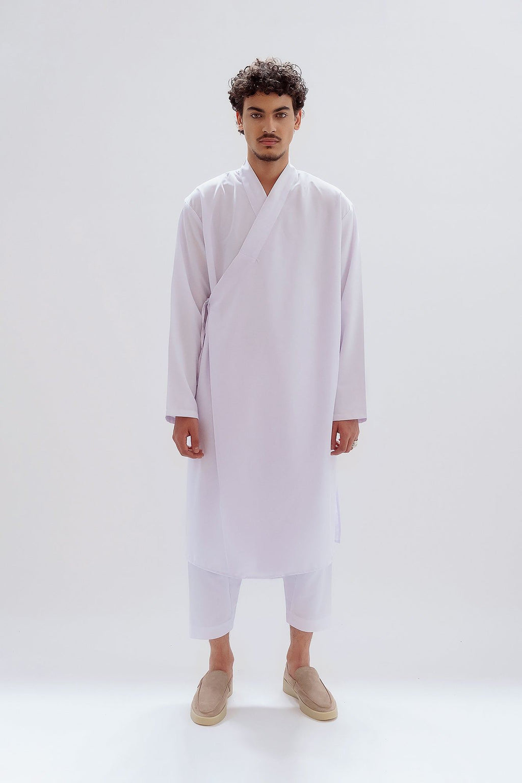 Pure White Salwar Kimono - Ihsan Society