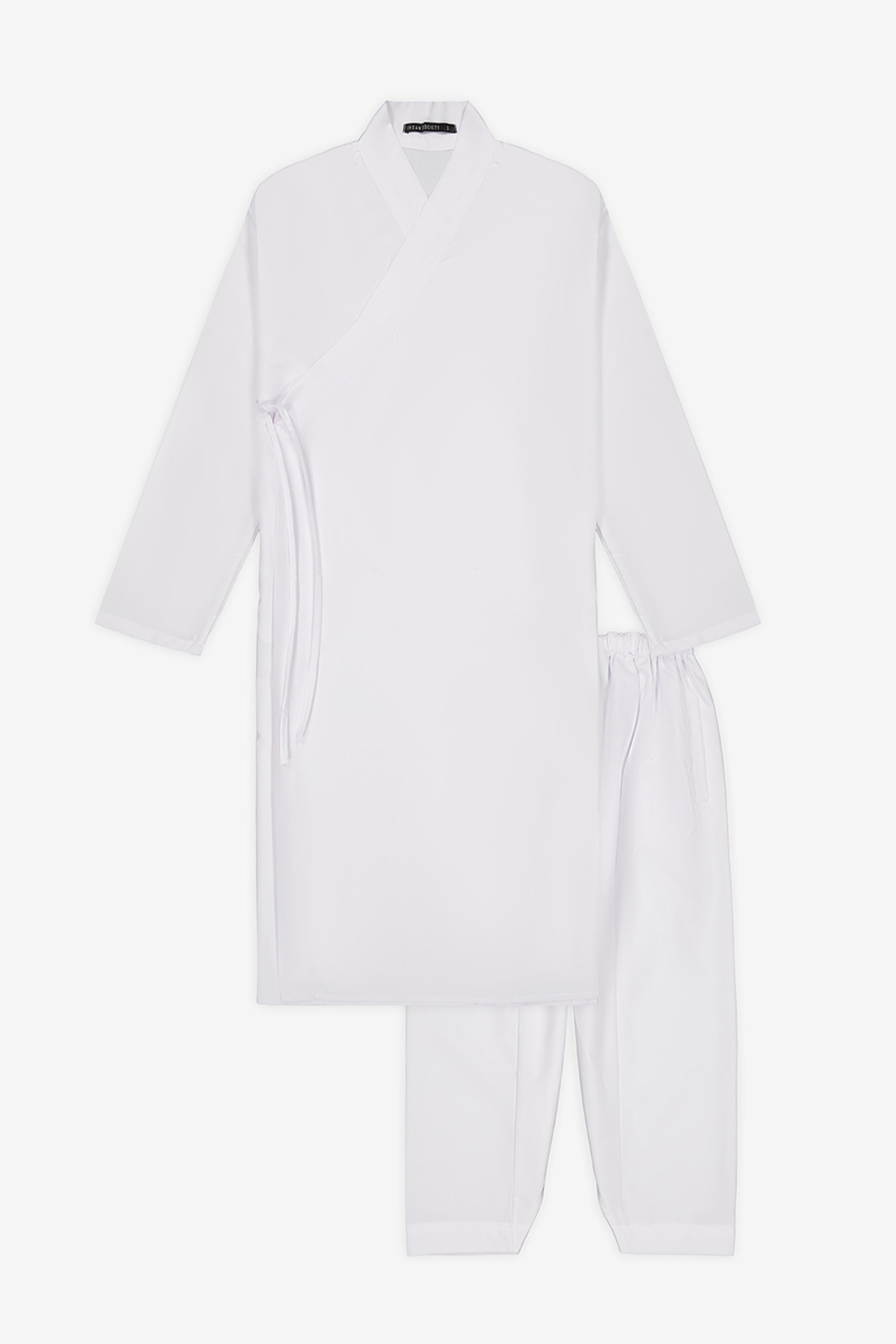 Pure White Salwar Kimono - Ihsan Society